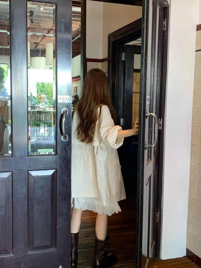 (予約) ounce / Second pleats skirt 1color