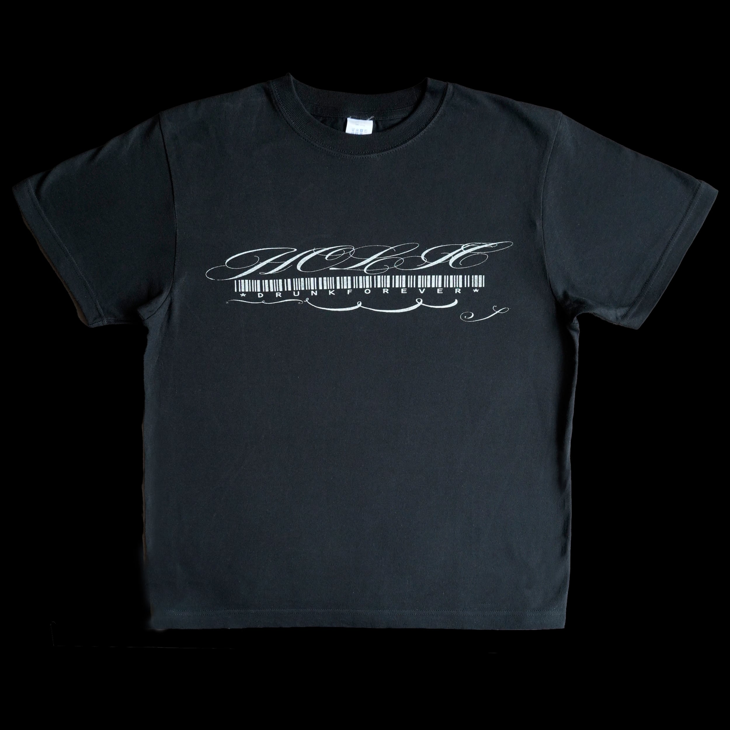 DRUNK FOR EVER T-shirt BLUE | holic