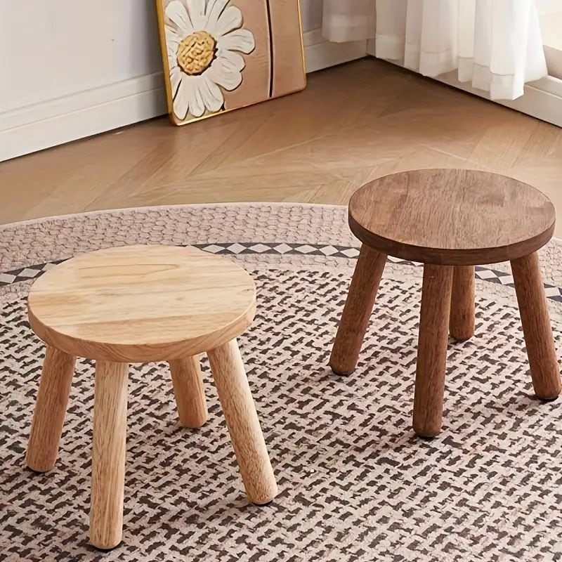 ラウンド スツール 丸椅子 コンパクト チェア 家具 インテリア 北欧風