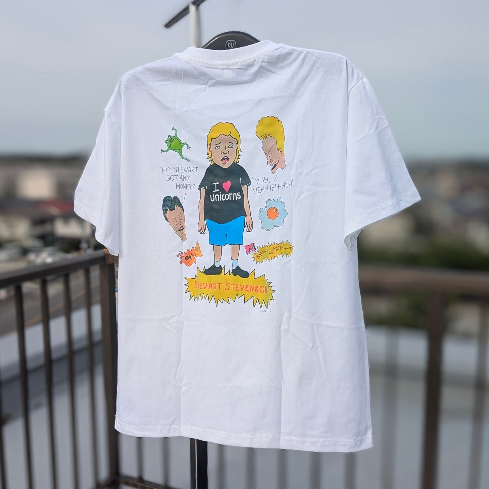 【 Beavis and Butt-Head（ビーバスアンドバットヘッド）】『Stewart Stevenson / スチュワート・スティーヴンソン 』 Tシャツ / MTV 〚アメリカン雑貨 アメトイ〛