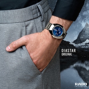 【RADO ラドー】DiaStar Original ダイヤスター オリジナル ブルー／国内正規品 腕時計