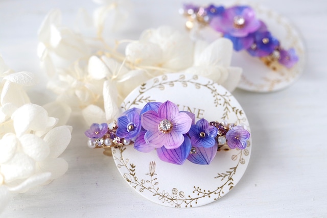 White Garden * Hair barrette バレッタ