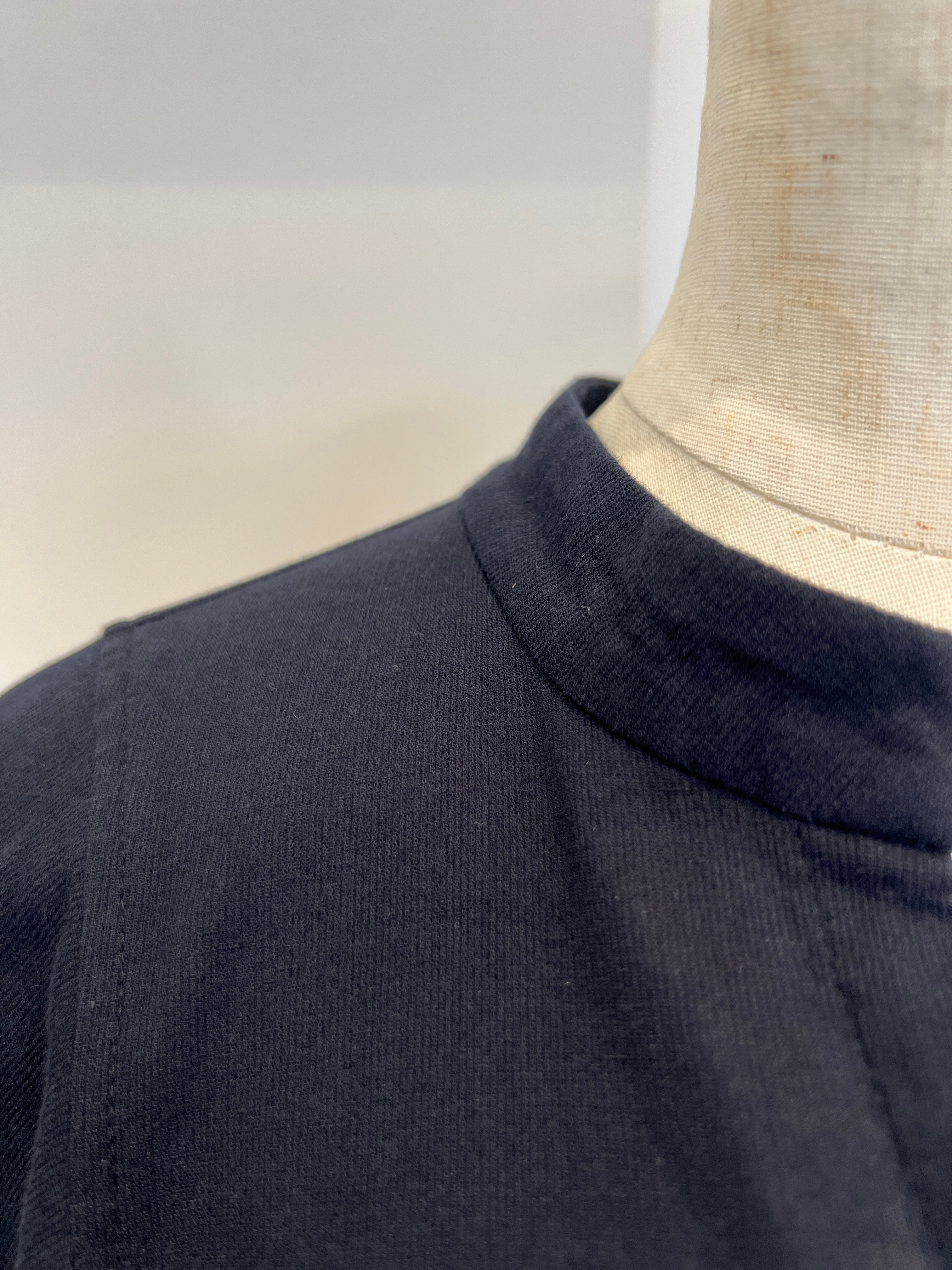 【PASSIONE】高島ちぢみ長袖ワンピース 616101