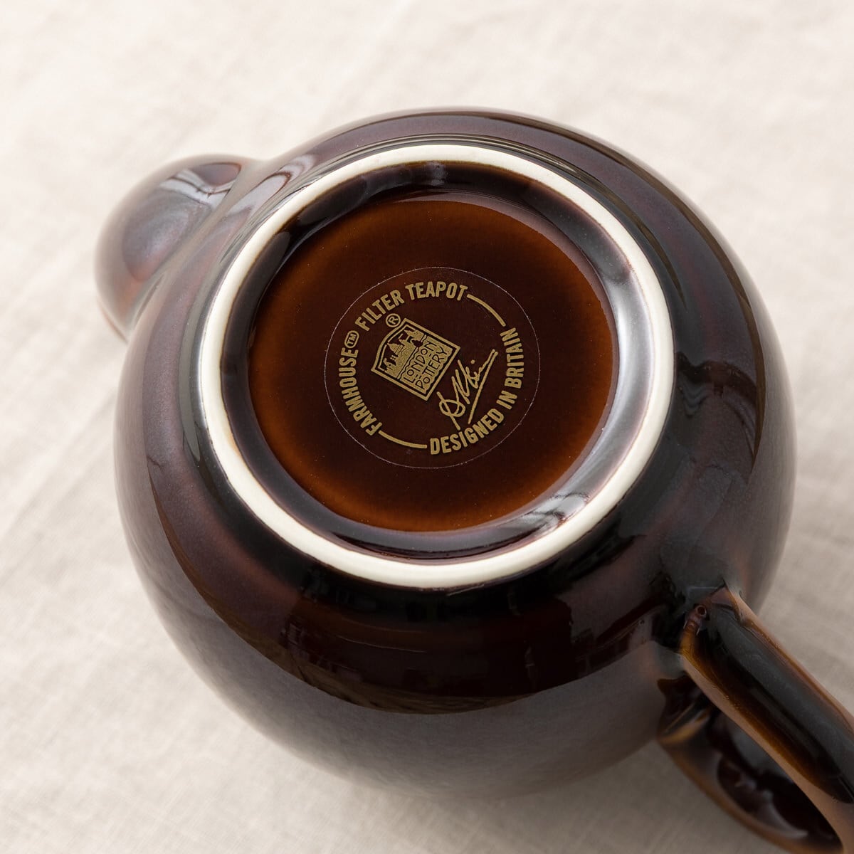 ティーポット 2カップ 600ml ロッキンガムブラウン | London Pottery