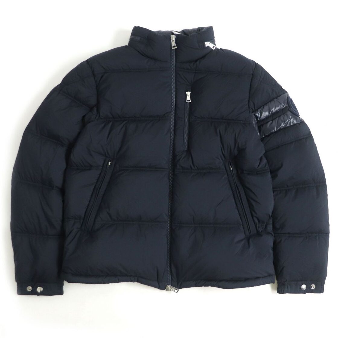 美品□21-22AW モンクレール DELAUME GIUBBOTTO ロゴワッペン 切り替え 