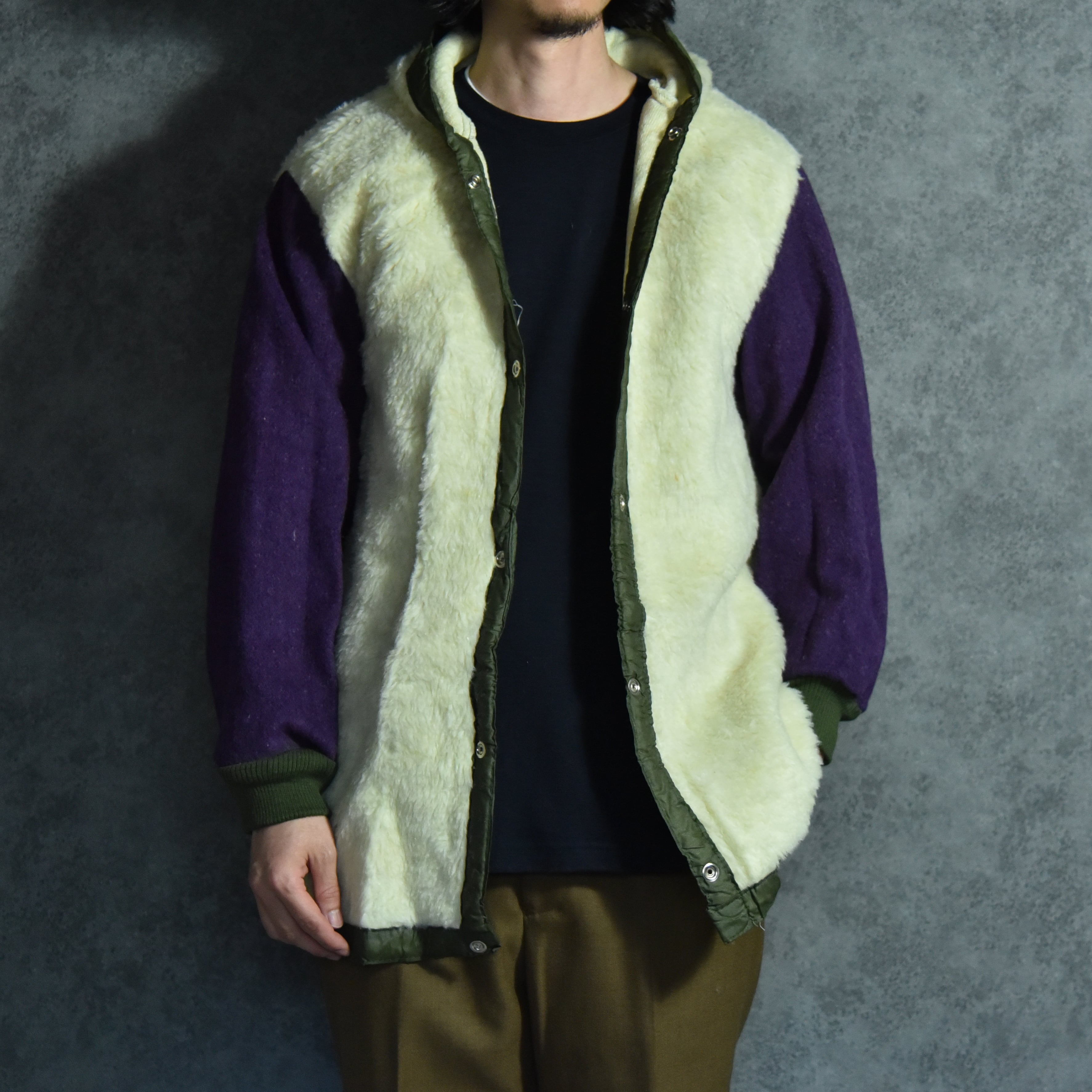 DEAD STOCK】 80s RIFLE Modified M47 Military Parka Mods Coat Made