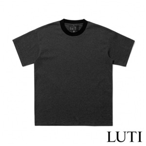 【LUTI/ルーシー】LUTI MICRO STRIPE KNIT Tシャツ / BLACK ブラック