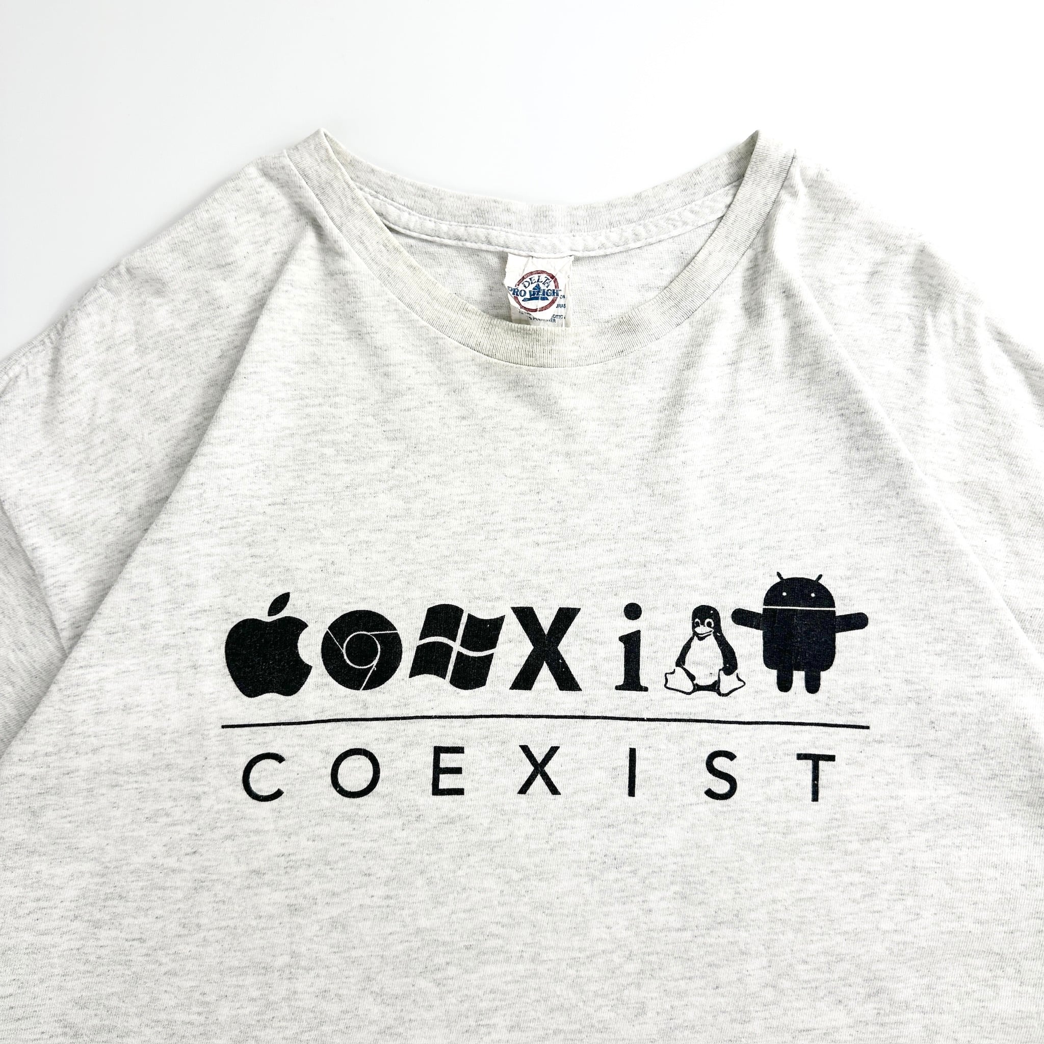 00s Coexist Tech Logo Tee Gray