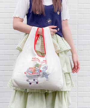 F261027_TOM and JERRY×Flapper スーパーマーケットエコバッグ