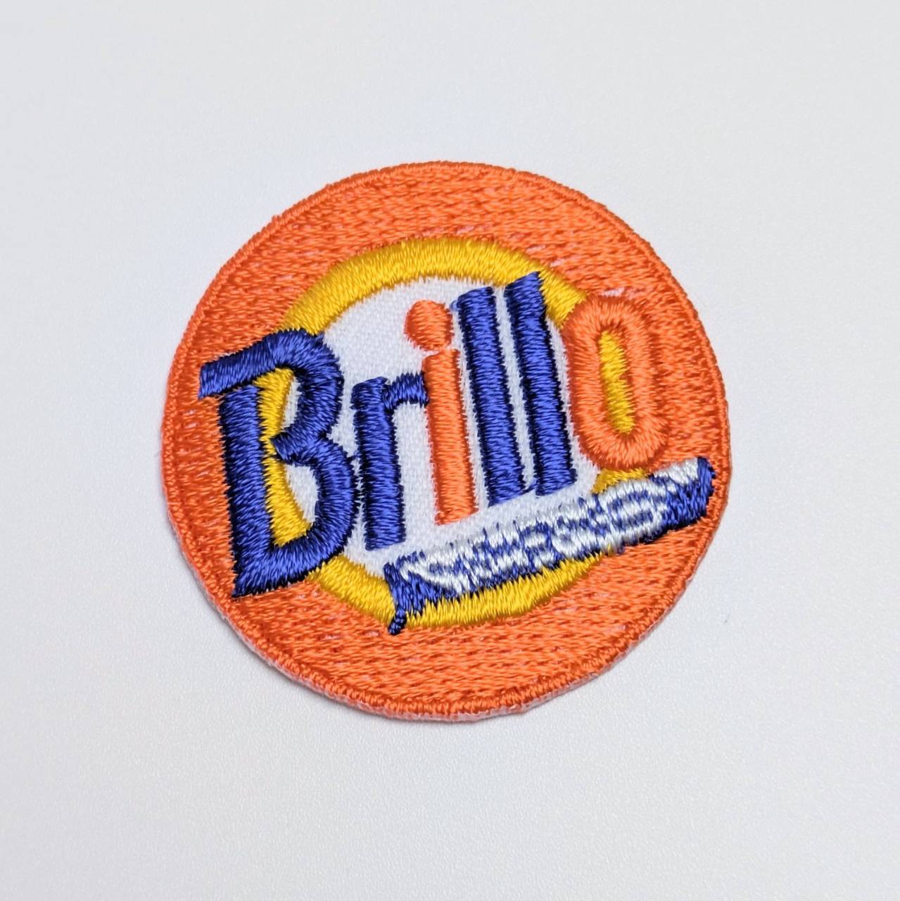 送料無料！ ★刺繍アイロンワッペン★【 Brillo（ ブリロ ）】 〚アメリカン雑貨 アメトイ〛