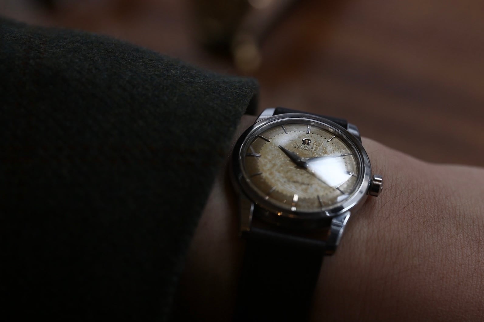 OMEGA】 1957年製 オメガ シーマスター 第三世代 砲弾インデックス