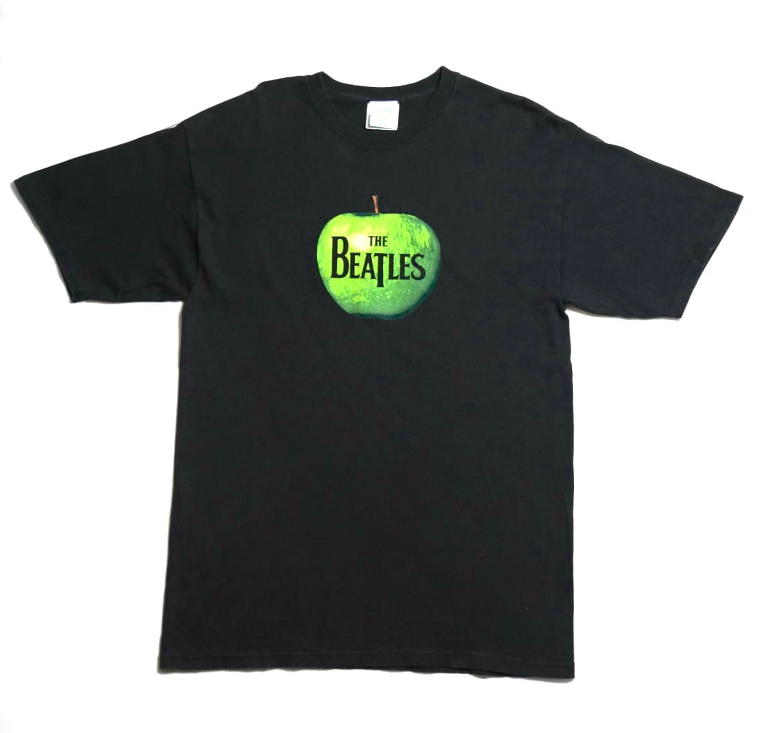 2005s THE BEATLES ザビートルズ 青リンゴ アップル・レコード ロゴTee