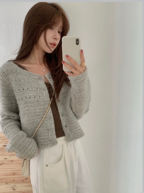 (予約) miel / Owning cardigan 3color
