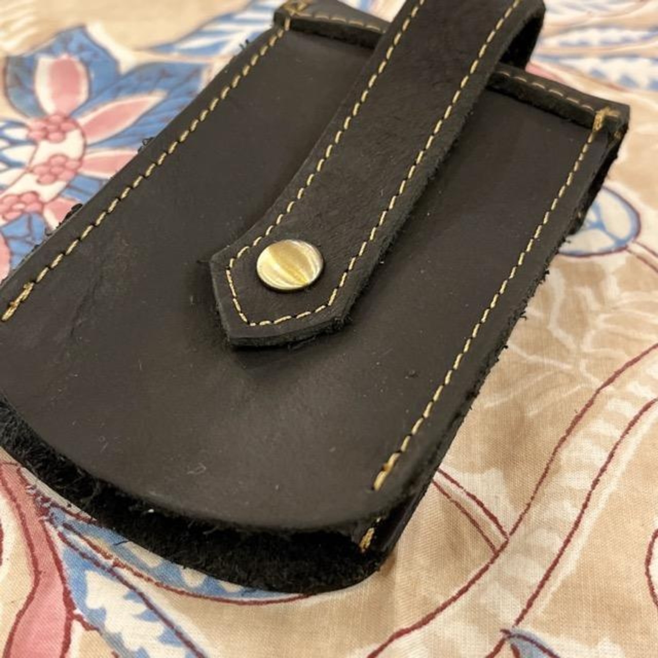 Topanga Bag　レザーキーケース　ブラック
