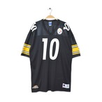 90s チャンピオン NFL ピッツバーグスティーラーズ ゲームシャツ メッシュ Tシャツ オールド Pittsburgh Steelers メンズXL 古着 アメカジ @BD0002
