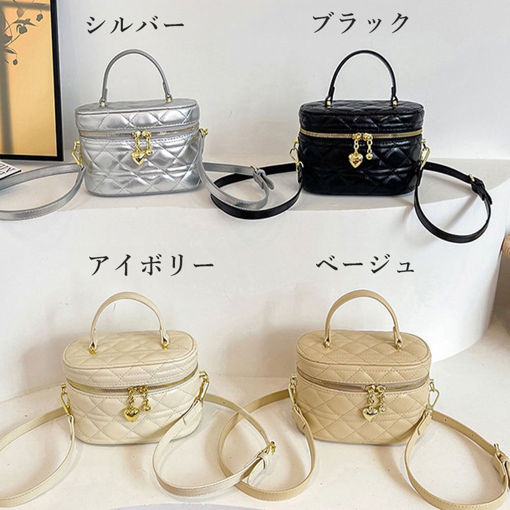 キルティング バニティバッグ　メイクバッグ ノベルティ キルティング バニティバッグ レディース 韓国 おしゃれ 大人 かわいい