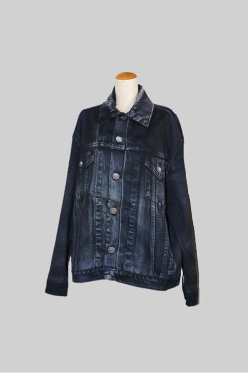 24AW】TALKING ABOUT THE ABSTRACTION PRINT JK (BLACK) NPT-J-002B