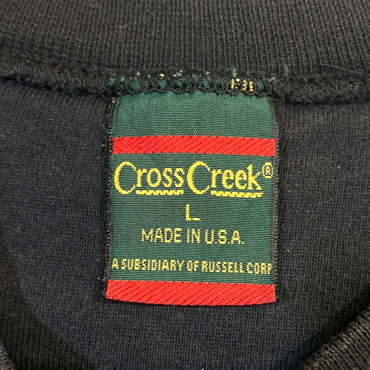 90年代 90s Cross Creek ミッキーマウス 刺繍 スウェット ゴルフ 