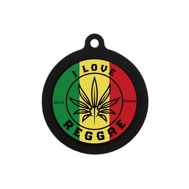 [ラバーキーホルダー]I LOVE RAGGAE