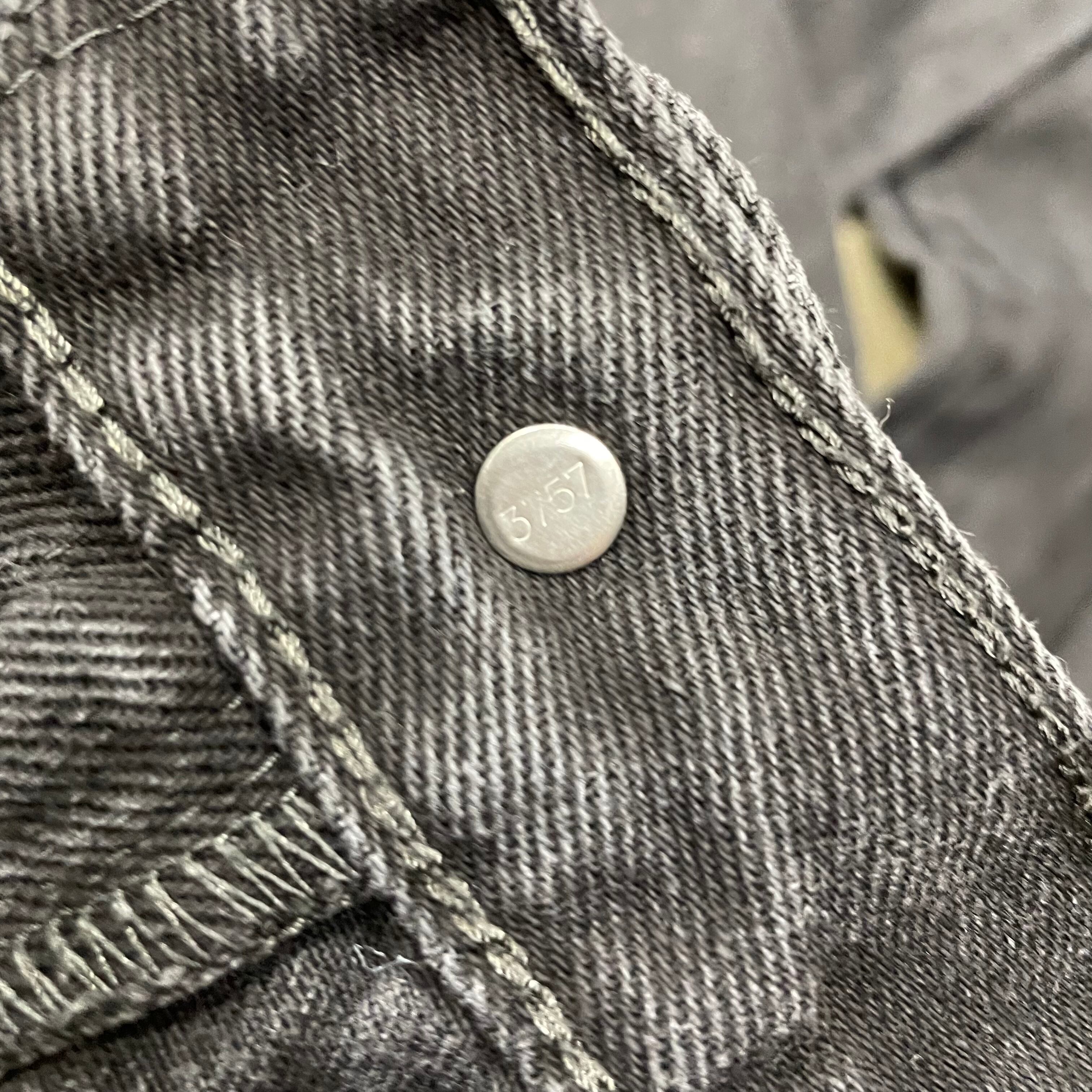 00s Levi's 517 ブラックデニム 後染め フレア ブーツカット