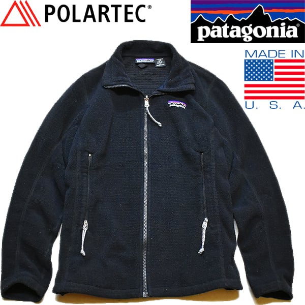 1点物◇パタゴニアPatagoniaレギュレーターR4黒フリースジャケット古着