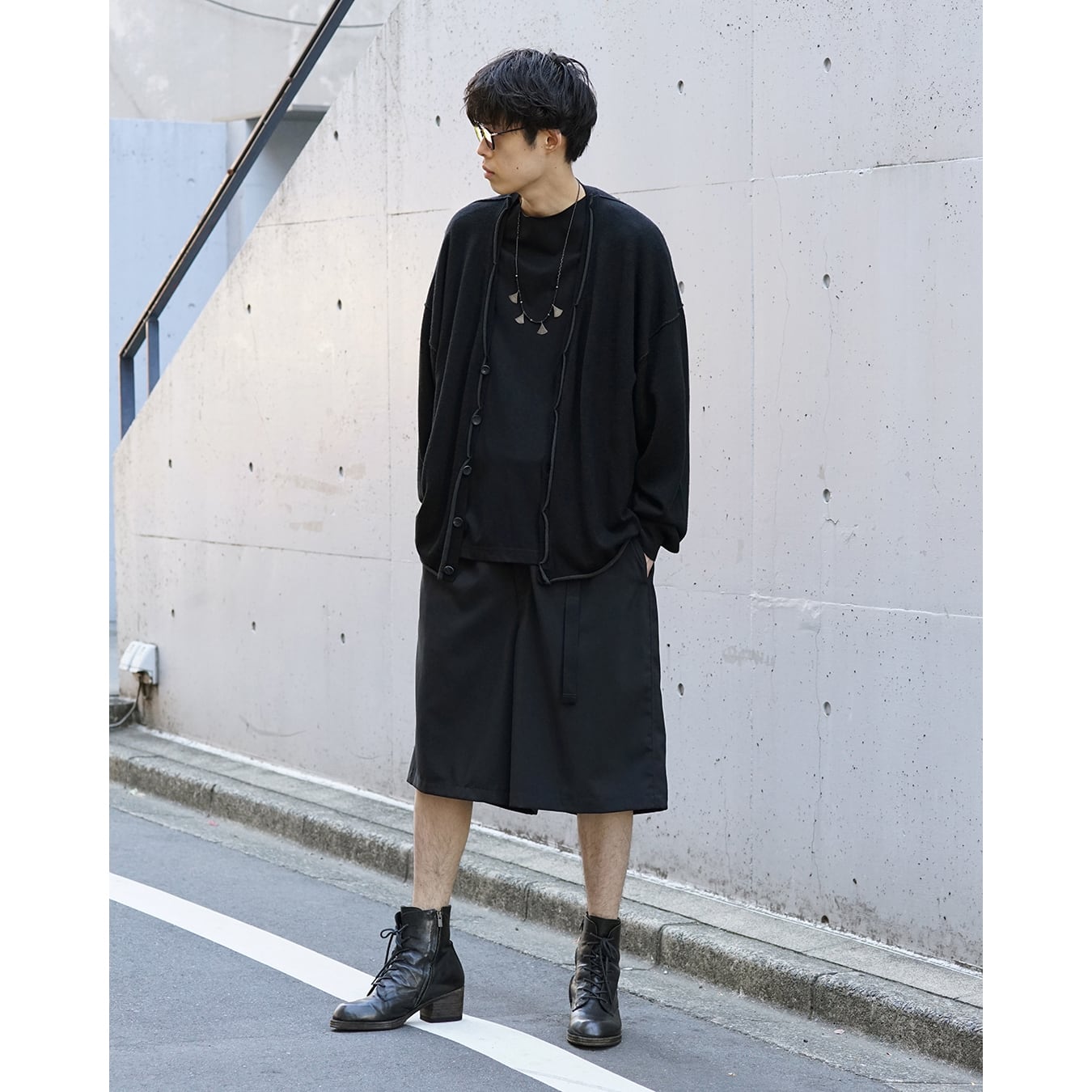 The Viridi-anne] (ザヴィリディアン) VI-3980-07 WOOL/COTTON BUTTON