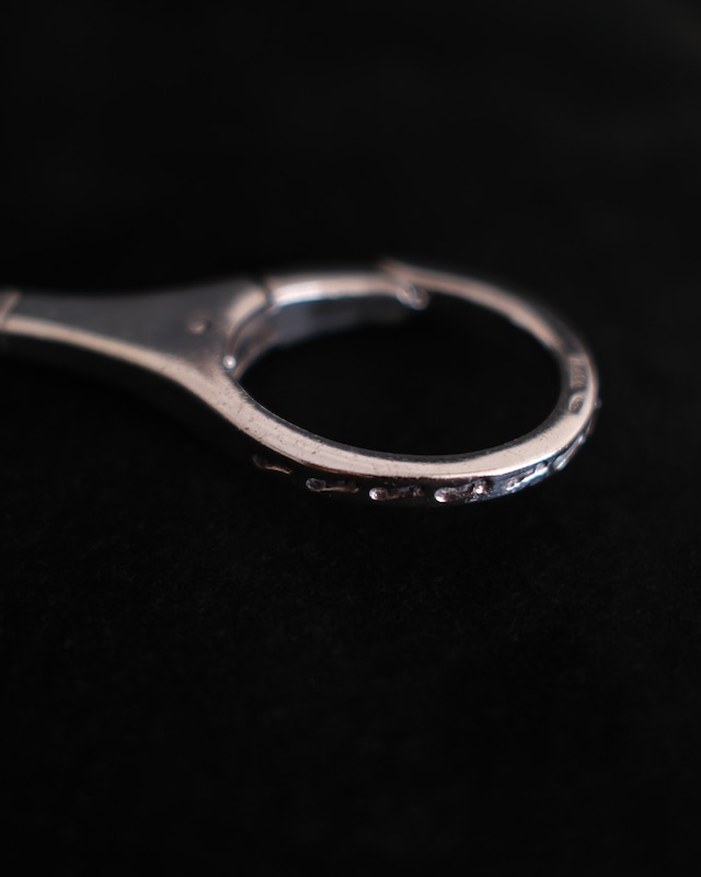1990s TIFFANY&CO SILVER TENNIS RACKET KEY RING
