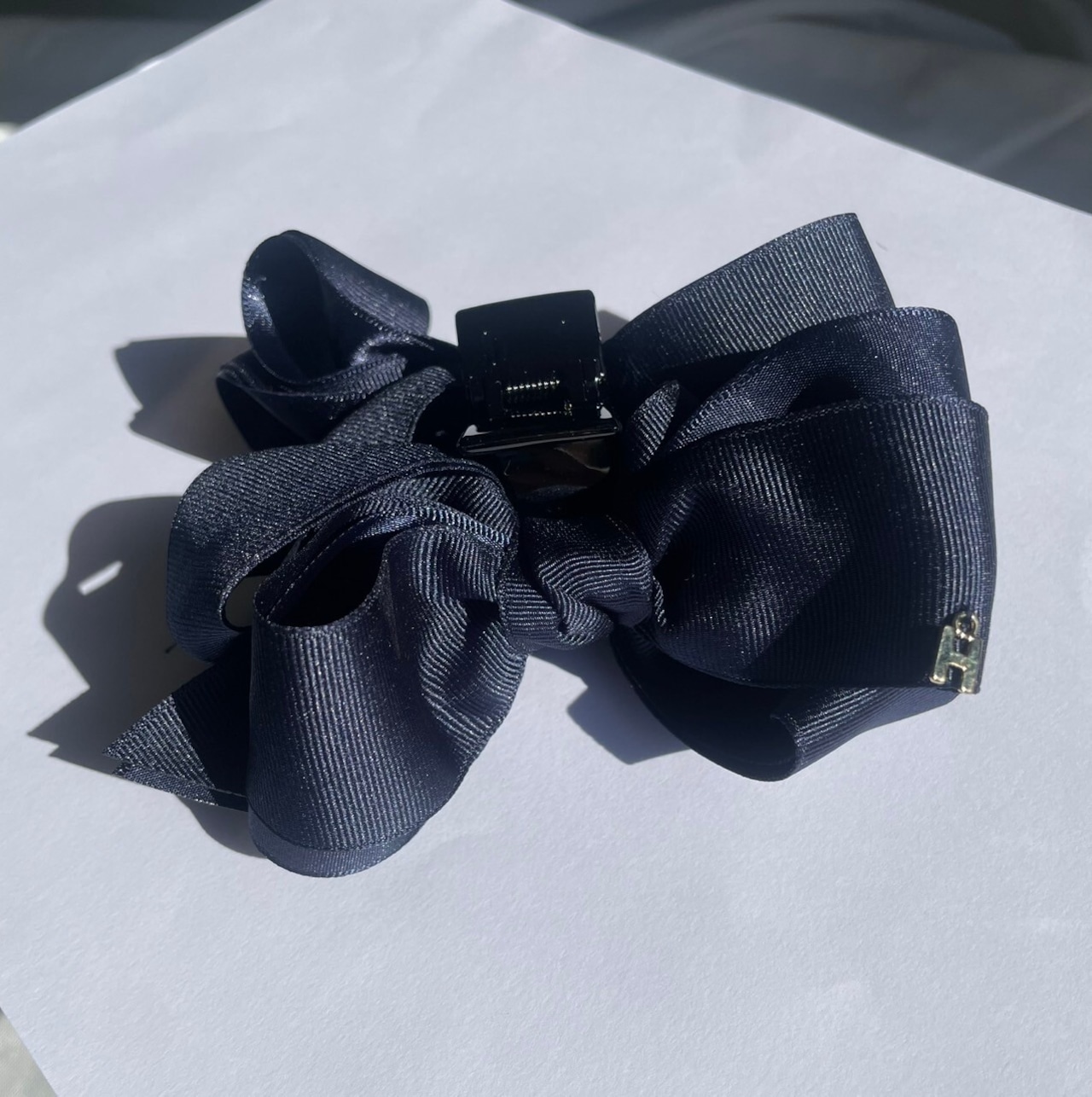 グログランサテンワニクリップ