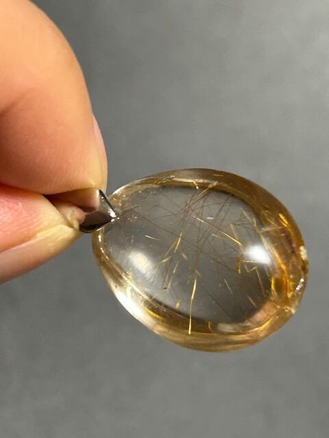 ⭐︎【天然】タイチンクオーツ 丸玉 11.3mm 2.1g ⭐︎【天然】タイチンクオーツ 丸玉 11.3mm 2.1g