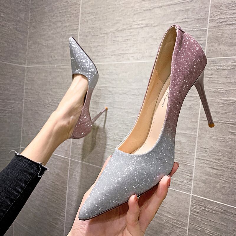 シングルレディーススプリングレッドセット ヒール 靴 シューズ ハイヒール 春物 フェイクシューズ86215029191