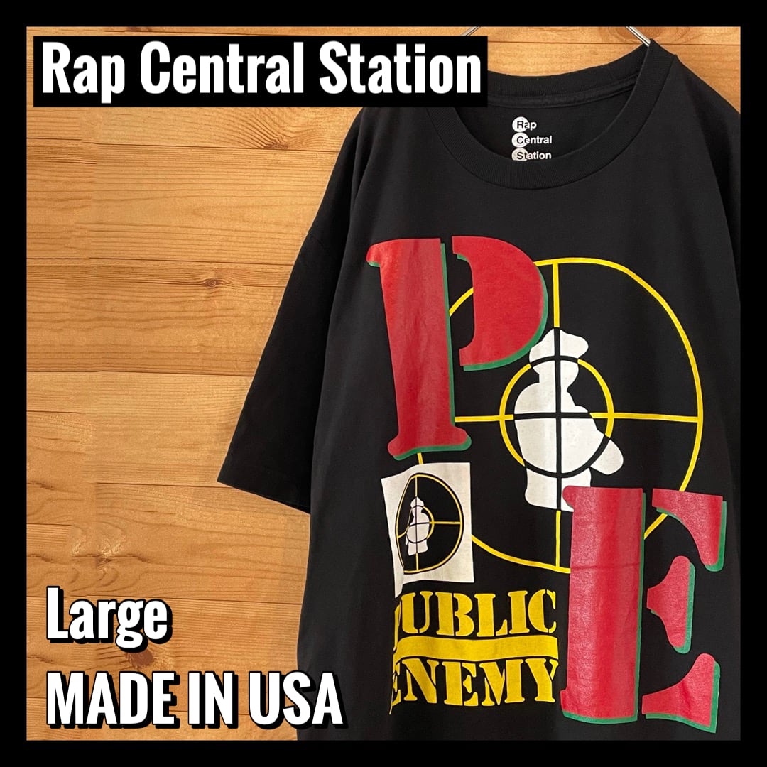 Rap Central Station】USA製 パブリックエネミー Tシャツ ビッグ