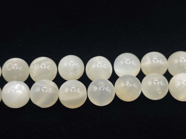 ハンドメイドビーズ素材セット（ムーンストーン）