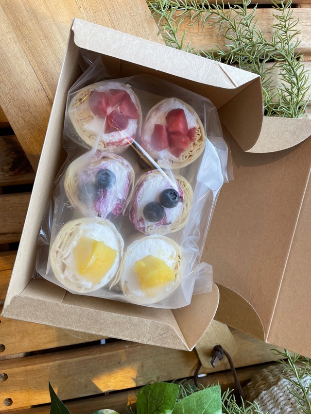 冷凍ミニクレープ フルーツボックス 1箱 CREPE BOY