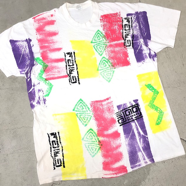 ⊕1990'S ALL OVER PRINT TEE USA
