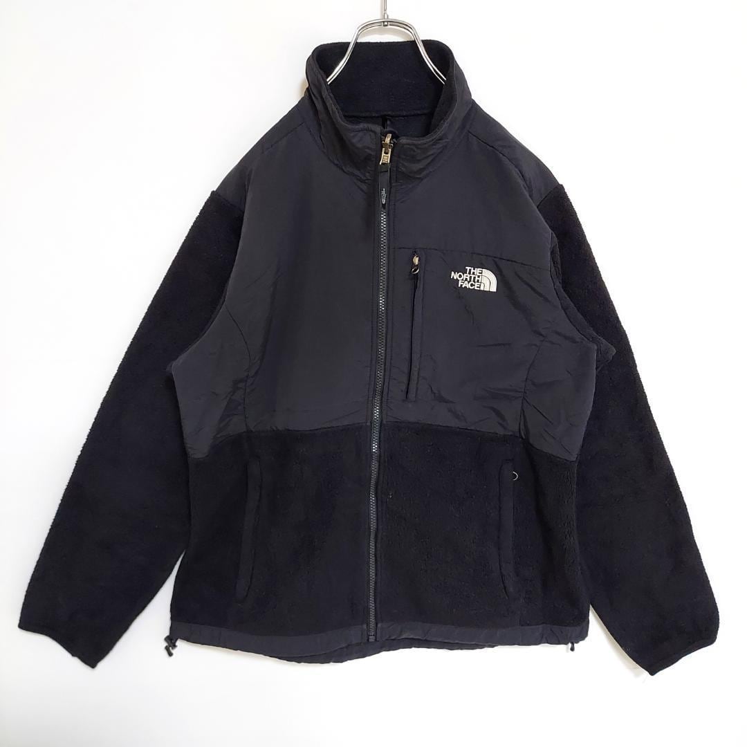 ザノースフェイス デナリジャケット ナイロン L 黒 白 フリース ザノースフェイス デナリジャケット ナイロン L 黒 白 フリース