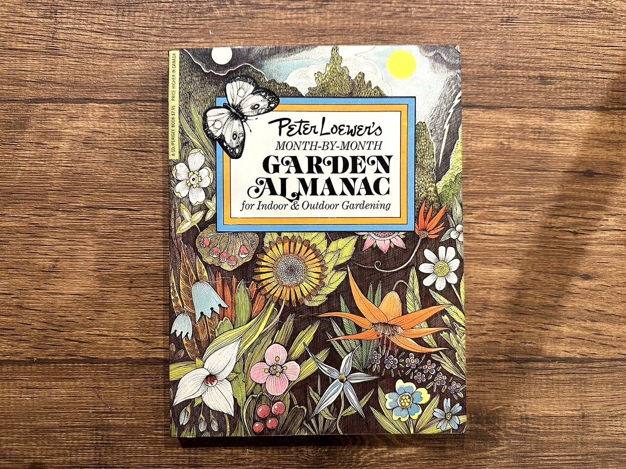 【VW158】Peter Loewer's Month by month garden almanac for indoor & outdoor gardening /visual book