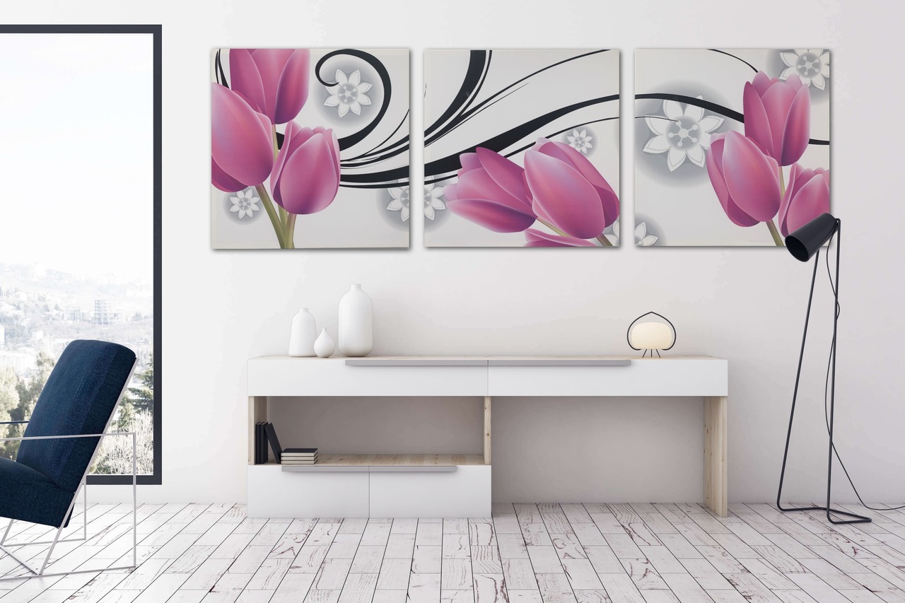 絵画/アートパネル/インテリア/モダン/北欧/おしゃれ　アートパネル 3枚セット