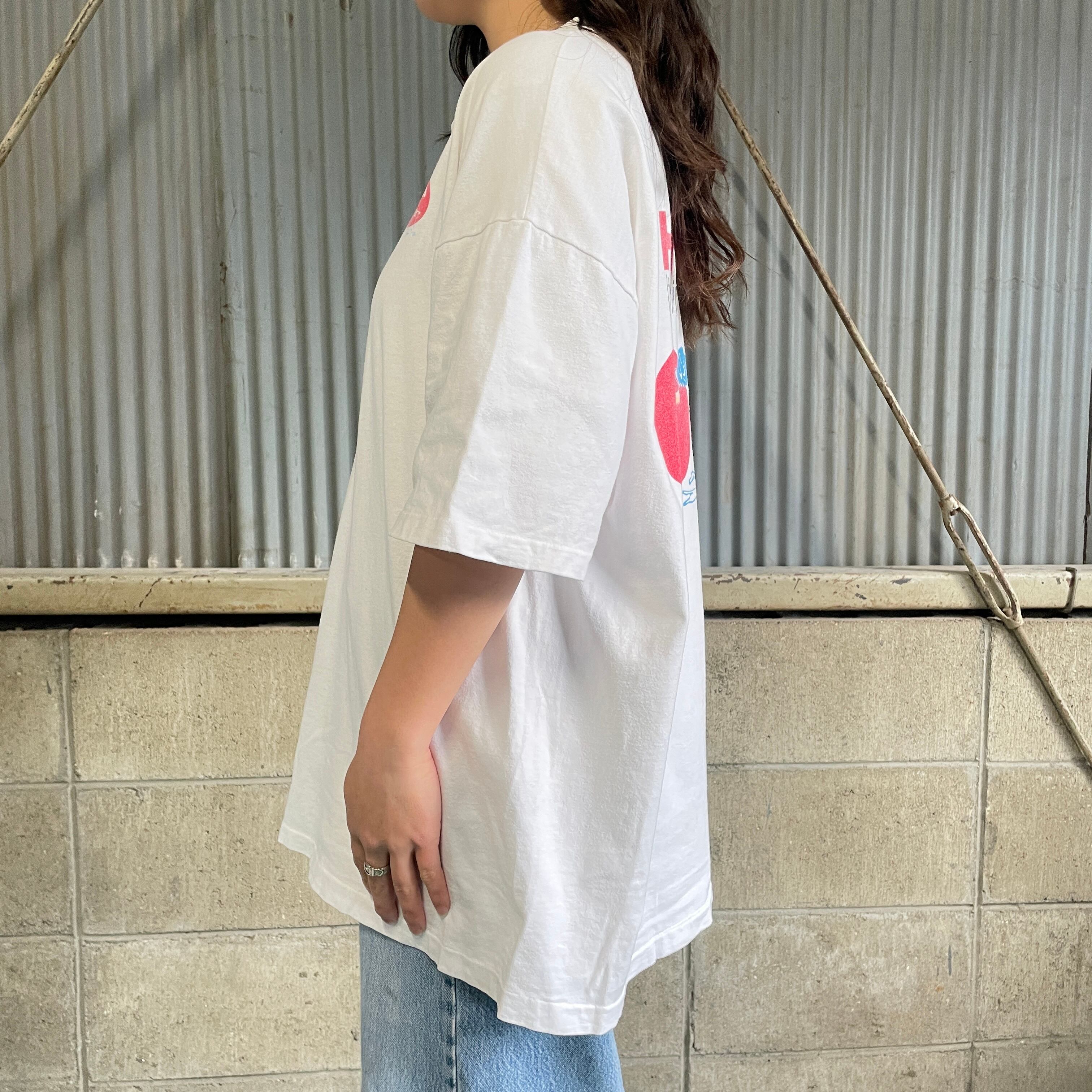 90年代 USA製 HYTRIN 薬 企業ロゴ アドバタイジング Tシャツ メンズXL