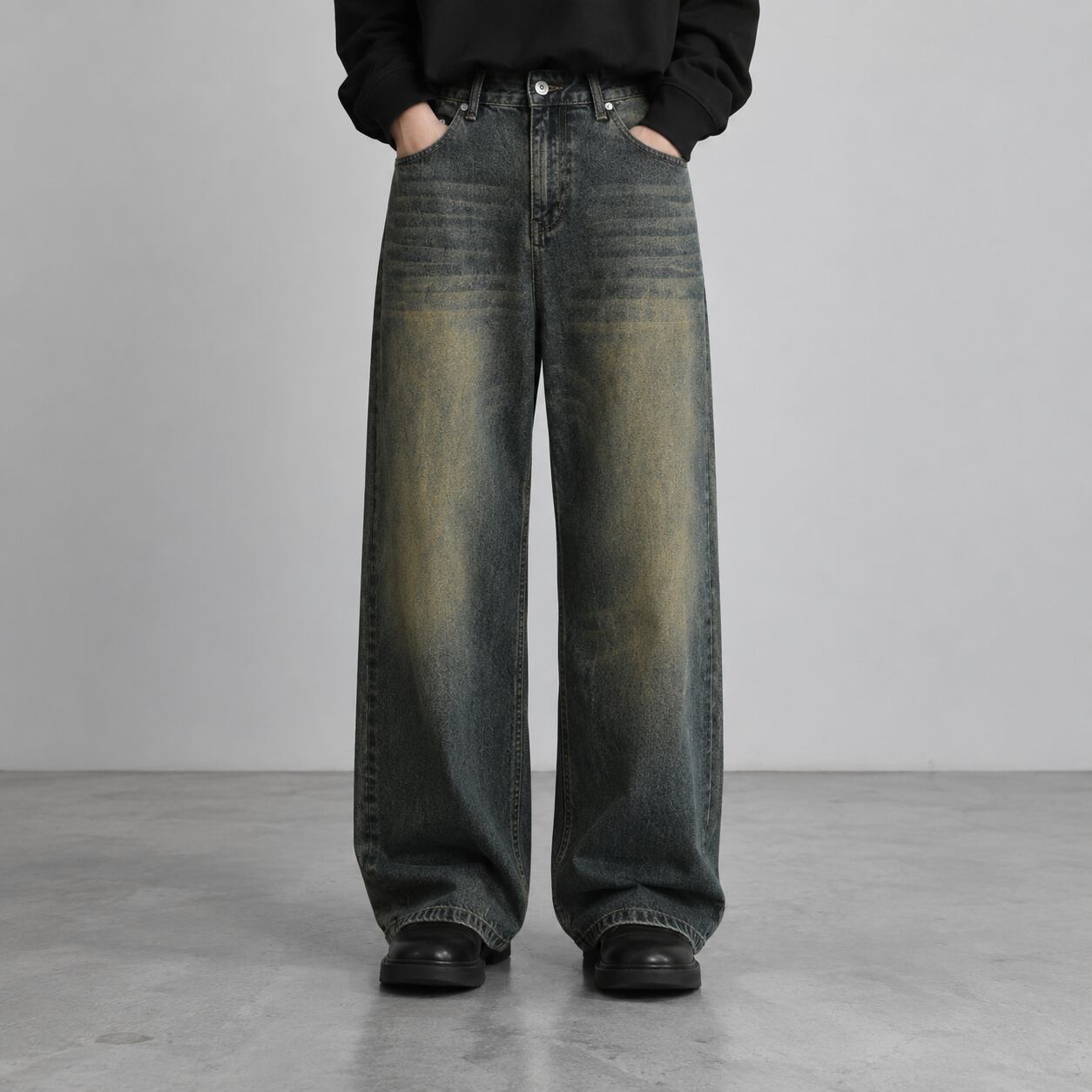 Casual denim pants 0007