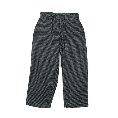 MOUN TEN.(マウンテン)/ cotton tweed easy pants / gray x bk / 110,125,140cm