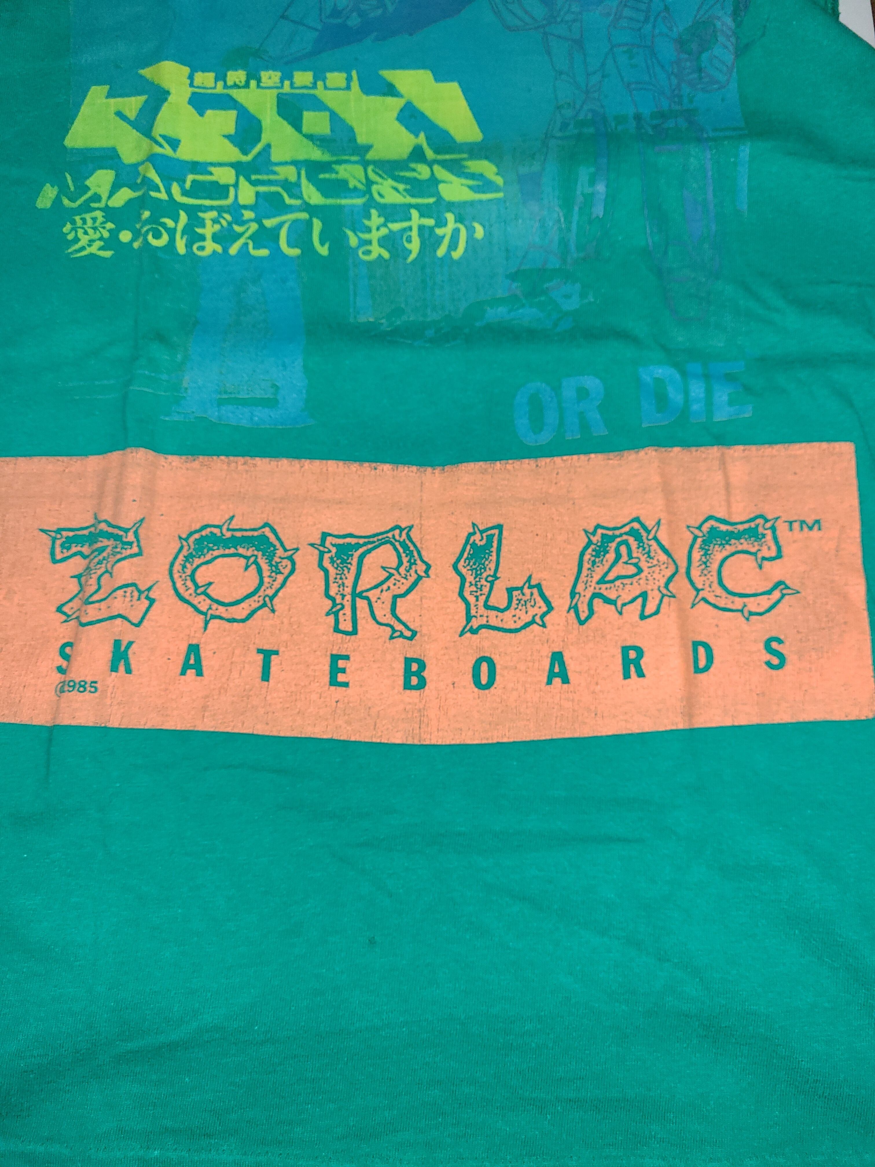 80s Zorlac Skateboards カットオフ スケートボード ヴィンテージ ...