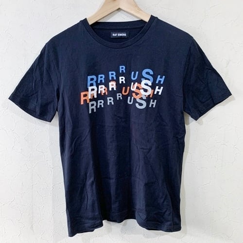 RAF SIMONS ラフシモンズ RUSH プリント Tシャツ ブラック S | ブランド古着Brooch powered by BASE