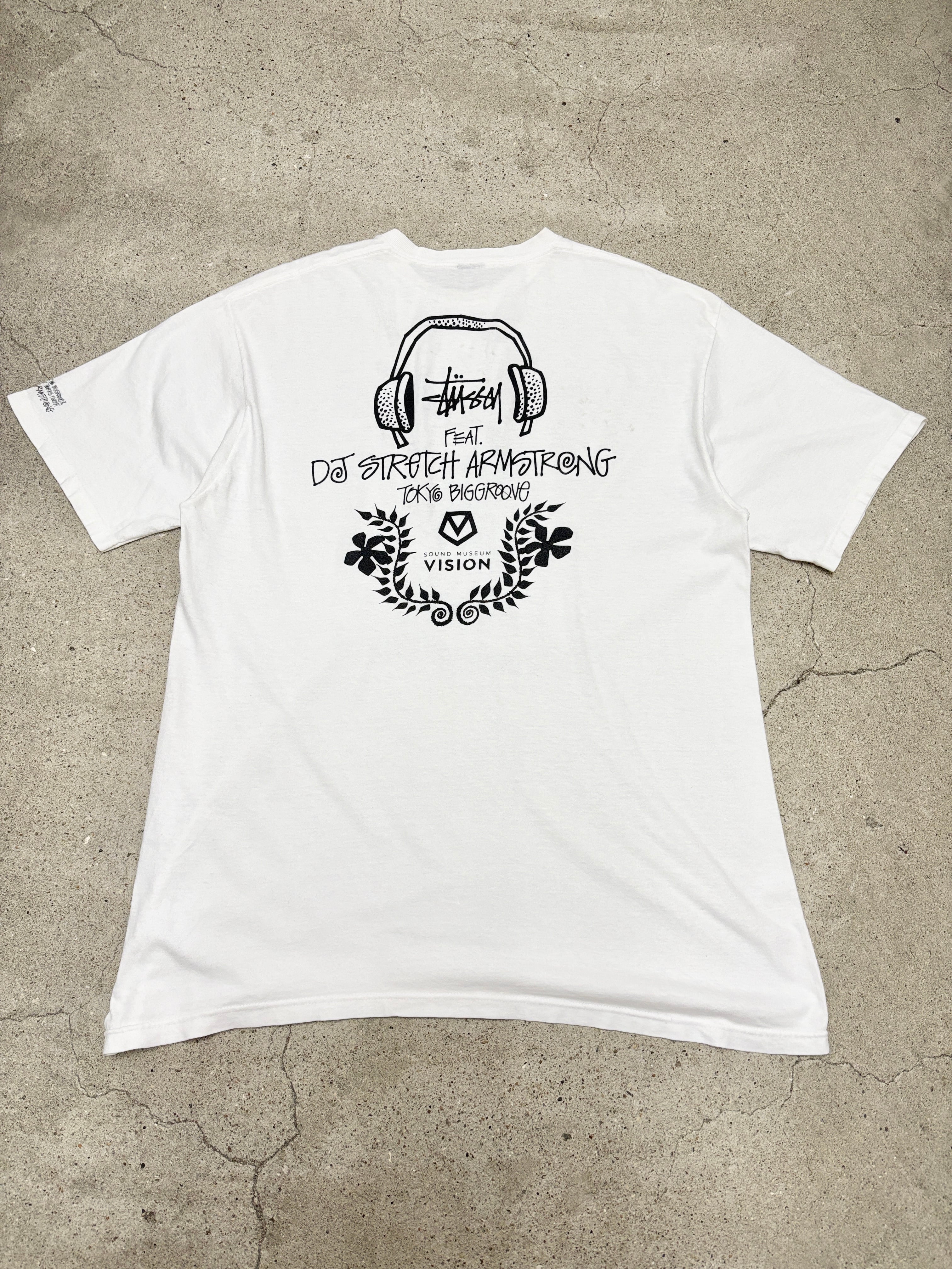 10s STUSSY × DJ STRETCH ARMSTRONG/Photo print Tee/2012年/XL