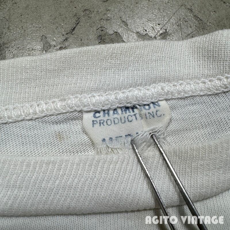 60's~ CHAMPION HARLEY DAVIDSON 染込みプリントTee チャンピオン