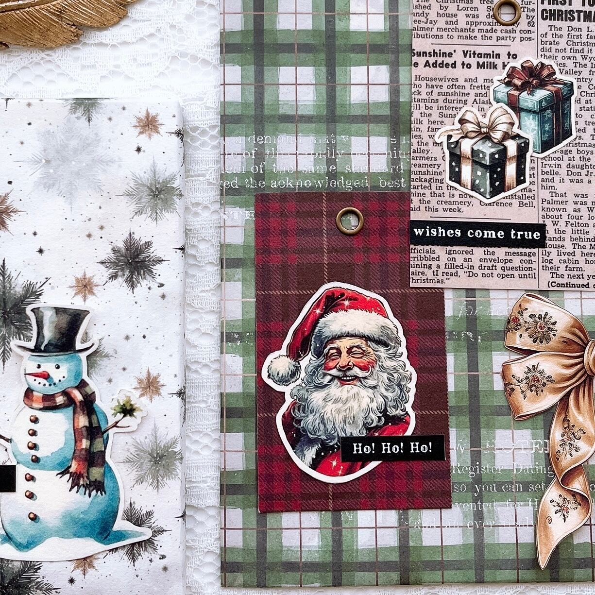 803] クリスマスペーパーセット #1 | MONOCHIMO