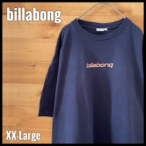 【billabong】袖 胸 バックプリント Tシャツ ロゴ XL ビッグサイズ サーフィン ビラボン US古着 アメリカ古着