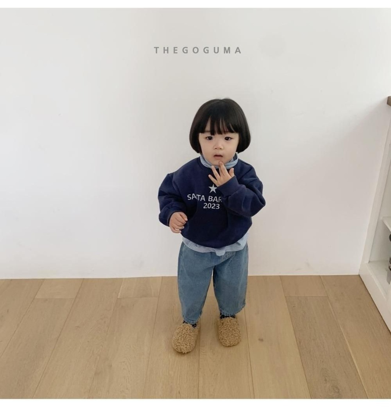 ザゴグマ / THE GOGUMA / バレル裏起毛デニムパンツ / 韓国子供服 / キッズ / 26winter〖取寄〗*XS~XL*