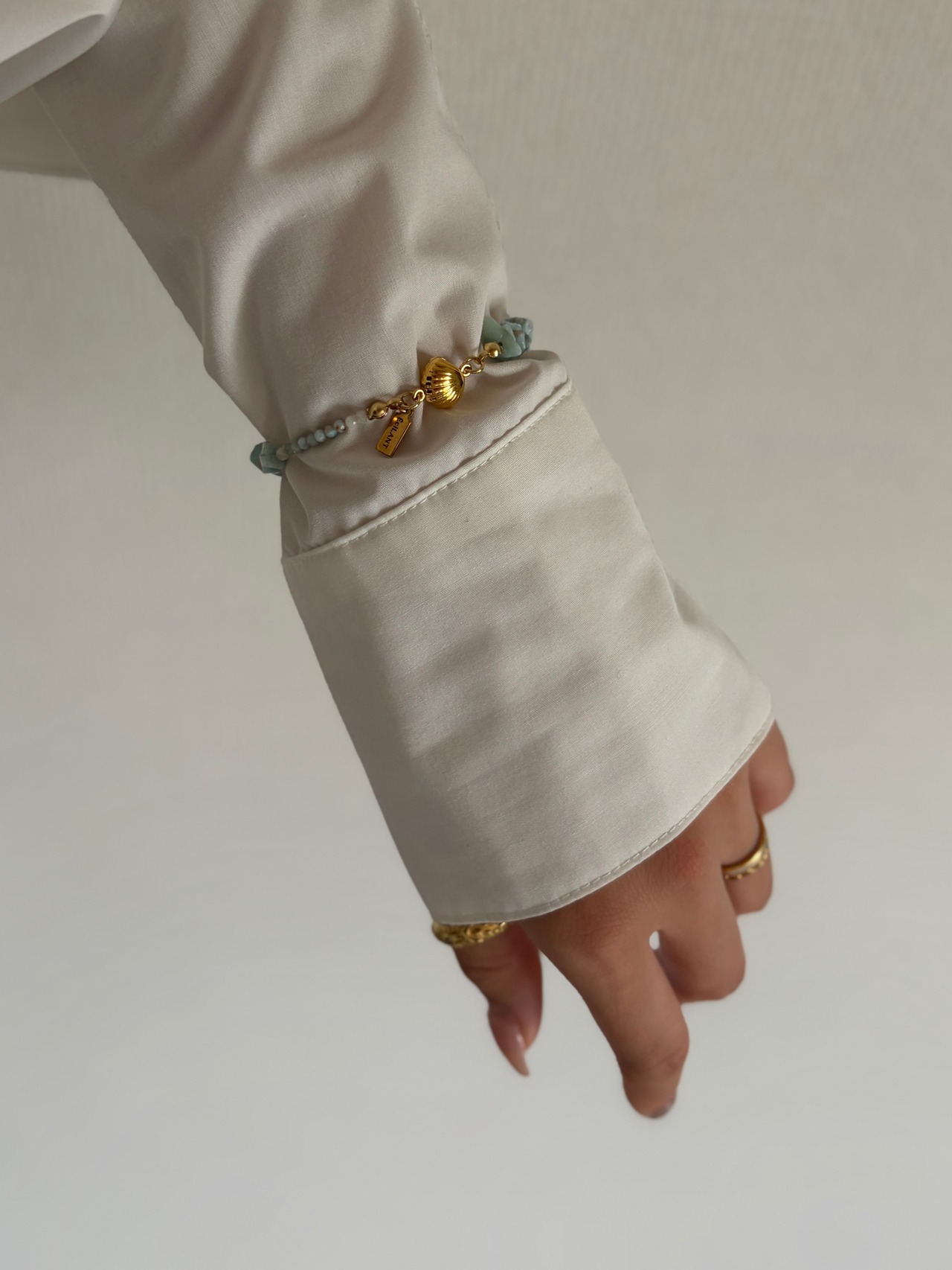 magnet bracelet |    Seashore［GB040-BL］