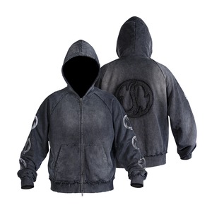 NOSUCISM 26AW 塩縮加工 ウォッシュド リメイク フーディー