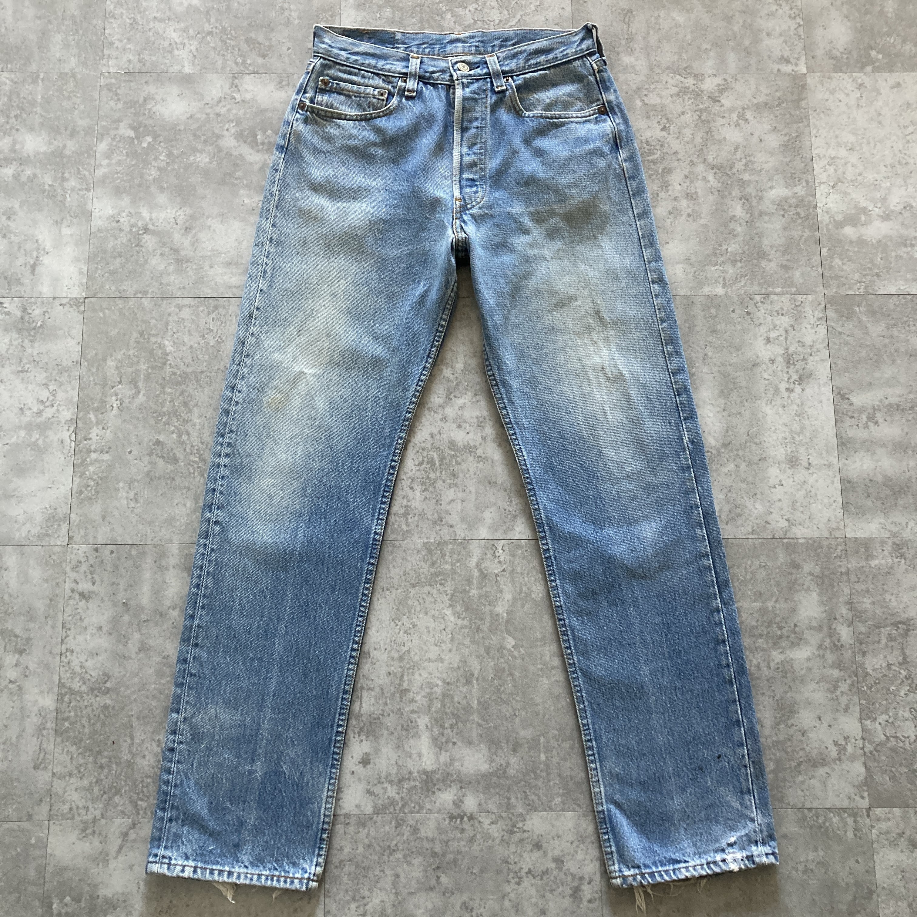 W31】80s US.Levis 501 リーバイス エルパソ工場(525) ボタン裏刻印525